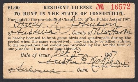 connecticut hunting and fishing license.